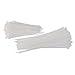 eBoot 400 Pieces Self-Locking Nylon Cable Zip Ties 4 Inches and 6 Inches Zip Wrap, Black and White