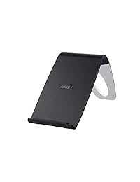 Cargador inalámbrico Aukey Qi inalámbrico de carga rápida con niveles de salida de 10 W, 7,5 W y 5 W, compatible con iPhone Xs, Samsung Galaxy S9 + y más