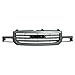 CarPartsDepot Front Grille Grill Dark Gray Shell With Black Insert Compatible With GMC 2003-2007 Sierra 1500 2500 Include Classic GM1200476 15773418