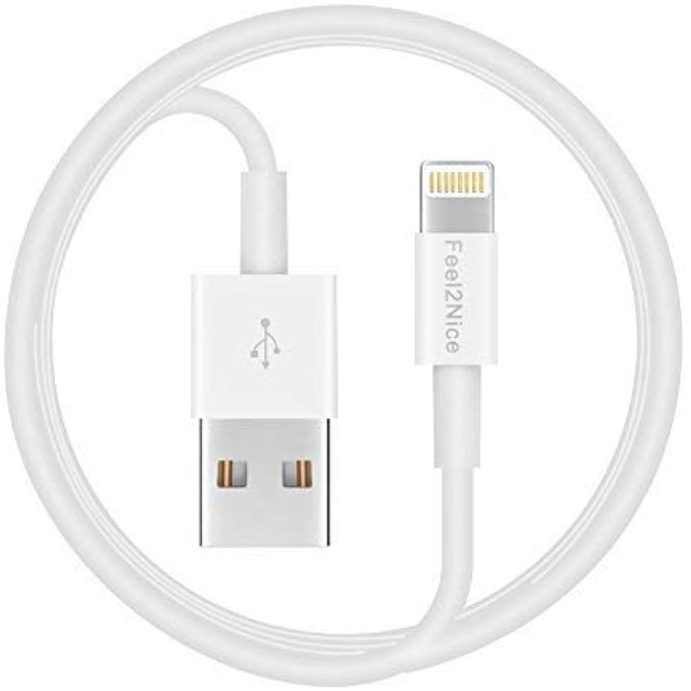 5 Pack 10ft Charger Cord For Long Foot IPhone Charging Cable Data Sync
