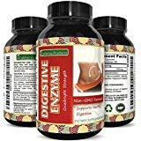 Potent Digestive Enzymes Supplement With Protease Enzyme + Acidophilus + Bromelain Capsules + Lactase Supplements - Break Down Protein + Carbohydrates - Immune System Booster By Biogreen Labs