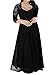 Nemidor Women's Deep- V Neck Sleeveless Vintage Plus Size Bridesmaid Formal Maxi Dress