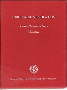 Industrial Ventilation: A Manual of Recommended Practice, 19th edition
