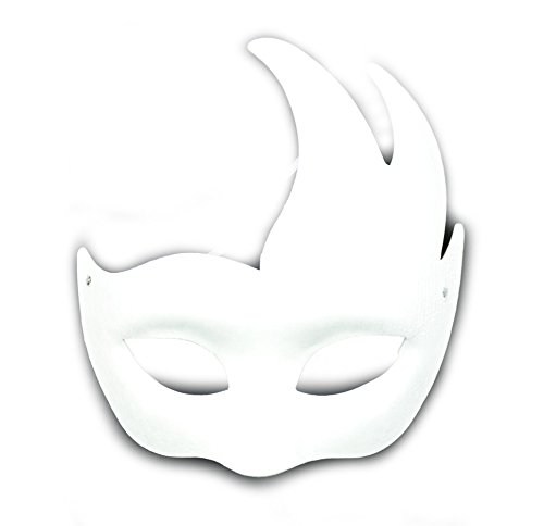 Side Swooped Paper Half Mask
