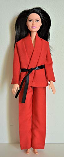 Handmade Doll Clothes Karate Uniform Assorted Colors Gi Judo TKD fits 11" Barbie Girl Dolls - Thumbnail 5