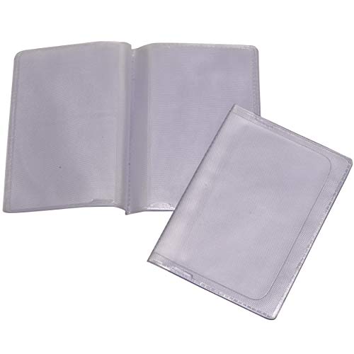 plastic credit card sleeves for wallets Trifold Wallet Inserts  6 Page Credit Card Sleeves