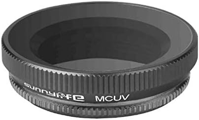 Penivo Sport Camera Adjustable Filters Neutral Density ND4 ND8 ND16 ND32 UV Polarizing Filters Compatible for DJI Osmo Action Camera Lens Accessories (UV Filter)