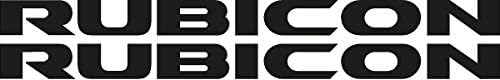 avgrafx Rubicon Fender Decal Cast Vinyl 9 Years (Black Matte)