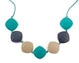 Chew-Choos Sweet Pea Baby Teething Necklace for Mom to Wear
