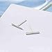 Bar Stud Earrings 925 Sterling Silver Dainty Mini Line Earrings Simplify Stick Earrings