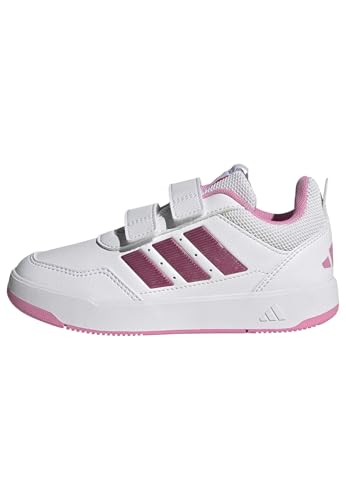 Unisex - Bambini e Ragazzi Tensaur Sport 3.0 Hook And Loop Kids Shoes, Ftwr White/Bliss Pink/Grey Two, 35 EU