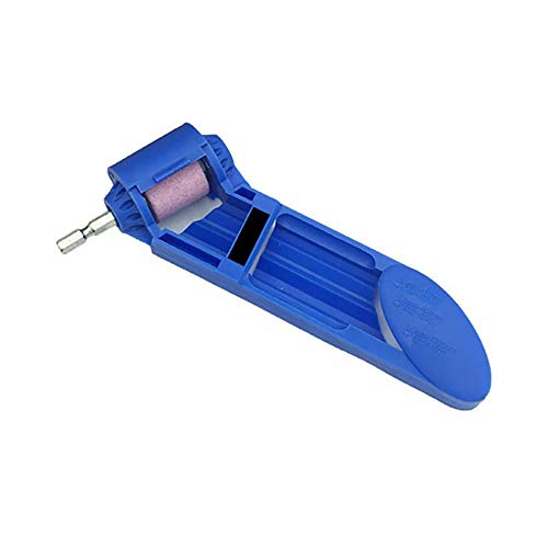 dezirZJjx 2 PCS Portable Drill Sharpener,2-12.5mm Drill Bit Sharpener, Sharpener Polishing Drill,Powered Grinder Wear Resisting Corundum Grinding Wheel Blue - Thumbnail 5