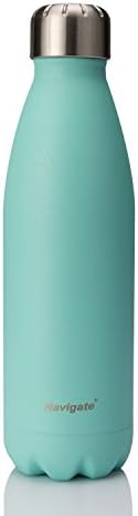 NAVIGATE Insulated Water Bottle Stainless Steel, Double Walled Vacuum Sealed Sports Flask Thermos|Keep Your Drink Hot & Cold
