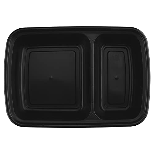 TIYA Takeout Food Containers 32 oz Bulk 150 Pack with Lids Plastic