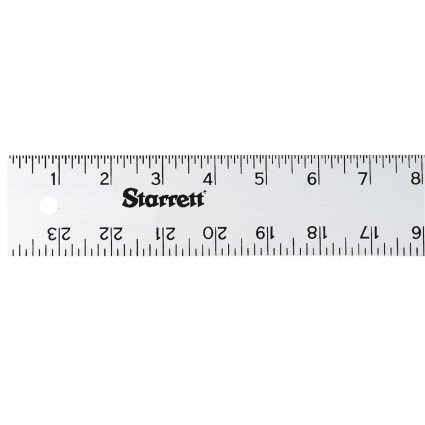 Starrett Straight Edge Aluminum Rule - Ideal for