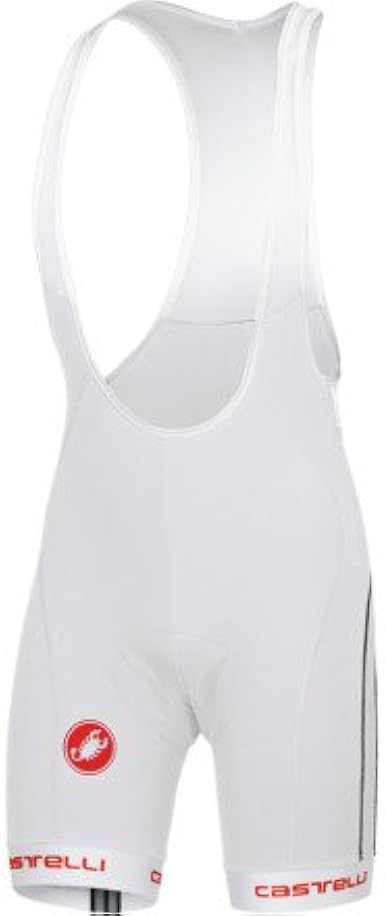 white bib shorts