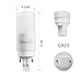 Silverlite [Plug&Play] Lengental 5w(13w CFL Equivalent) LED Stick PL Bulb GX23-2 Pin Base, 550LM, Cool White(5000k), Driven by 120-277V and CFL Ballast, UL Classified, 2 Pack