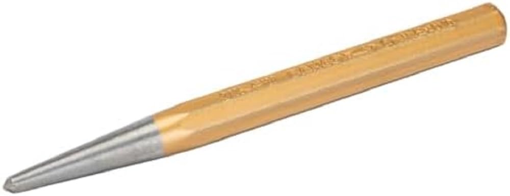 Bahco 3735-5-120 Centre Punch, Silver, 120 x 5 mm