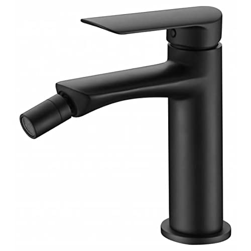 Mice – Bidet Mixer Tap for Hot and Cold Water, Classic Bathroom Taps, Single Lever Mixer for Bidet – Bathroom WC Taps Matte Black BDG040-2NG