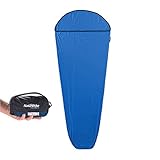 TRIWONDER High Elasticity Sleeping Bag Liner Lightweight Camping Travel Sheet – Portable Sleeping Sack for Camping, Travel, Youth Hostels, Picnic, Planes, Trains