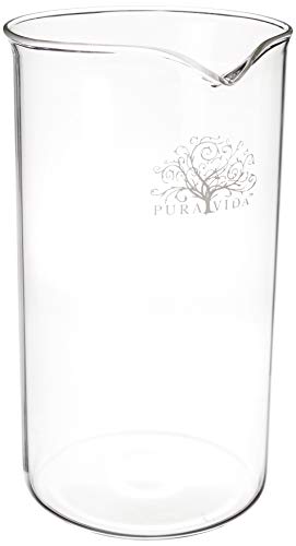 Pura Vida Bodum French Press Replacement Glass 34 Ounce, Universal Fit Bodum French Press Glass Replacement 34 OZ, THICK Heat Resistant Borosilicate Glass Carafe Beaker Bodum Replacement Glass 34 OZ