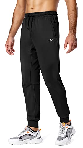 Hugut Men's Sweatpants Lightweight with Zipper