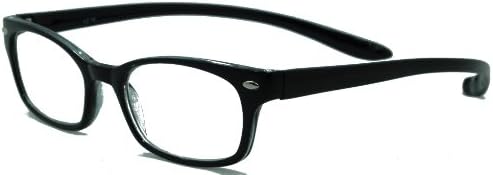 In Style Eyes Rubber Neckin' II Lightweight Reading Glasses With Convenient Neck Hanging Flexible Frame/black/2.75