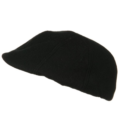 Wool Winter Ivy Cap - Black M-L