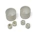 Danco 88877 Universal Twister Toilet Caps, Plastic, White
