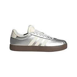 adidas Women's Vl Court 3.0 Sneaker, Silver