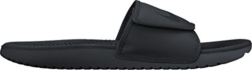 Nike KAWA Men's Adjustable Slide Sandal (8 D(M) US, BLACK/BLACK)