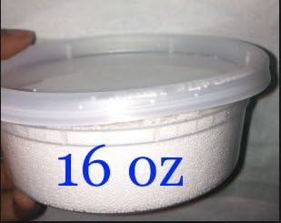 White Foam Beads 16 oz Resealable Container