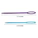 Blulu 200 Pieces Plastic Sewing Needles Safety Lacing Needles for Kids Crochet Darning Sewing Handmade Crafts, 2 Sizes, Assorted Colors (2.8 Inches and 3.5 Inches Length)