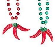 Red Chili Pepper Necklace 12 per pack