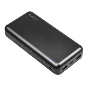 ENEGON Portable Power Bank 20000 mAh, de telefoonoplader Batterij met USB C-ingang en dubbele USB-uitgang voor iPhone…