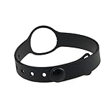 Egmy® 2016 Hot Replacement TPU Wrist Band For Misfit Shine Bracelet Smart WristBand (Black)