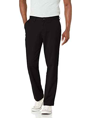 Nautica mens Classic Fit Flat Front Stretch Solid Chino "Deck" Business Casual…
