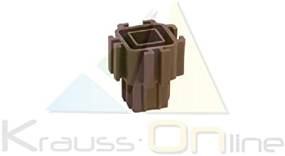 Pack 8 Conectores Huerto Urbano Modular Plastico Marron: Amazon.es ...