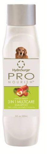 HydroSurge Pro Nourish 3 in 1 Shampoo Plus Conditioner Mango Peach Scented 18 ounces