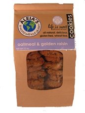 Aleia's Gluten Free Foods Cookies, Oatmeal Raisin, Gf, 9-Ounce (Pack of 3)