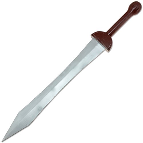 Battle-worn Roman Gladius of Pompeii Wood Cosplay Replica 37" Distressed Finish