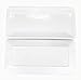KX-WARE 17-Inch Melamine Serving Tray/Platters Set of 2, White & Rectangular | 100% Melamine,Dishwasher Safe,BPA Free
