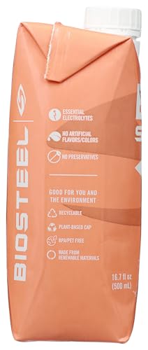 BIOSTEEL, SPORTS DRINK PEACH MANGO FLAVOR, 16.7 OUNCE