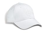 Genuine Mercedes Benz Plaid Patterned Structured Baseball Cap Hat - WHITE