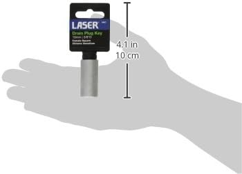 Laser 3687 Drain Plug Key - Female Square 10Mm, Silver - Image 4