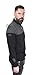 Harley-Davidson Mens Emergent Approach B&S Mock Neck Black Long Sleeve 1/4 Zip