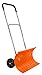 Ivation Heavy Duty Rolling Snow Pusher/Shovel 26