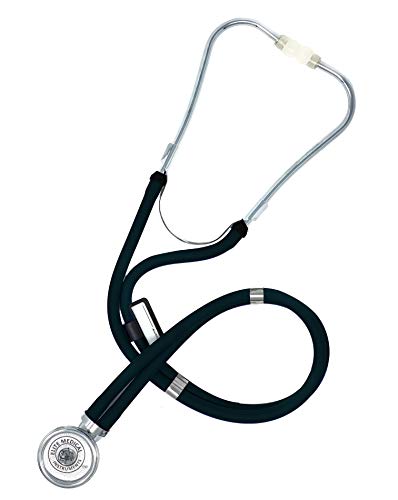 Elite Medical Instruments ESR-112 EMI Sprague Rappaport Dual Head Stethoscope, Black