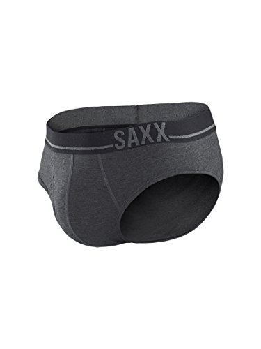 SAXX 3Six Five Brief, XL, Black Heather