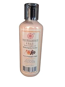 Maurya Khadi Shikakai & Honey Herbal Hair Conditioner SLS & Paraben Free, 210ml X 1